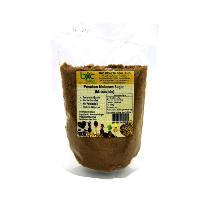 BNC PREMIUM MOLASSES SUGAR(MUSCOVADO)500G