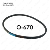 Code: WBO670 Belt Type O-670 V-Belt Belting For Washer / Dryer