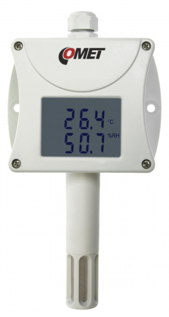 comet t3311 temperature and humidity probe with rs232 output, internal sensors