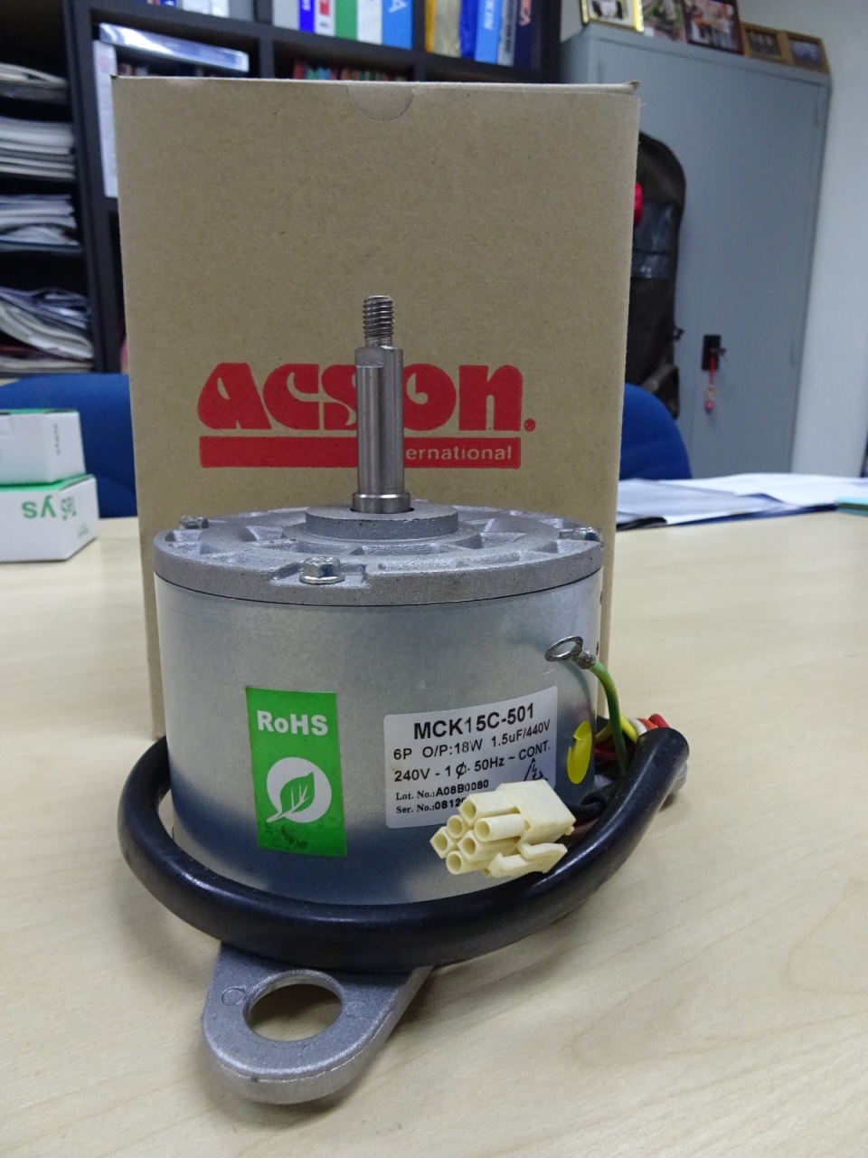 ACSON R03039016596 MCK15C-501 (6P 18W 240V/50HZ) (W/O CAP. 1.5UF) - (ACK15C-AFAA)
