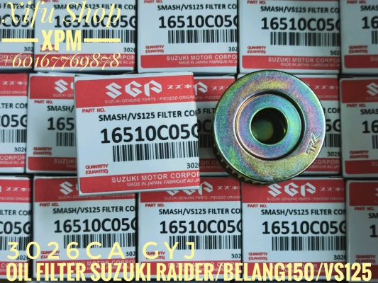 OIL ELEMENT FILTER SUZUKI RAIDER/BELANG150/VS125/SMASH 3026CA AHJ