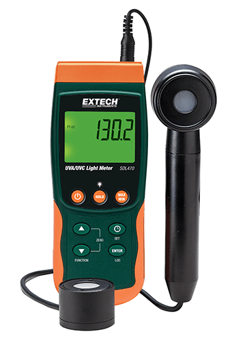 extech sdl470 : uva/uvc light meter/datalogger