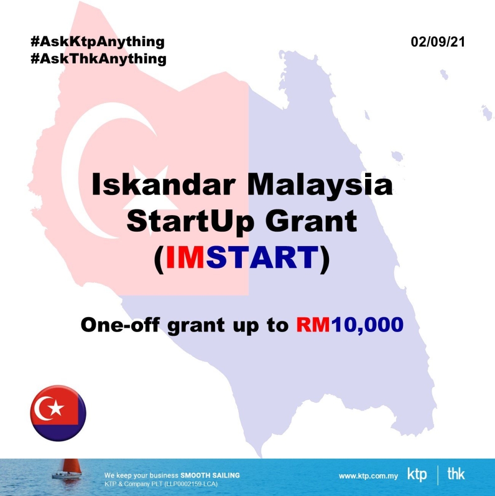 Iskandar Malaysia StartUp Grant (IMSTART)