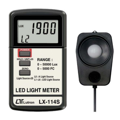 LUTRON LX-114S LED LIGHT METER