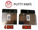 4" / 5" ANZA STAINLESS STEEL PUTTY KNIFE / ADHESIVE SPREADER / FILLING KNIFE ( 4 INCH / 5 INCH ) Putty & Fiberglass Car Paint