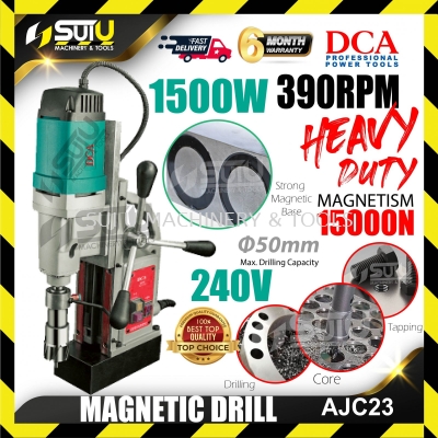 DCA AJC23 15000N Magnetic Drill 1500W 390RPM