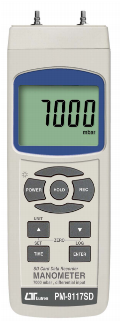 LUTRON PM-9117SD MANOMETER ,7000 mbar