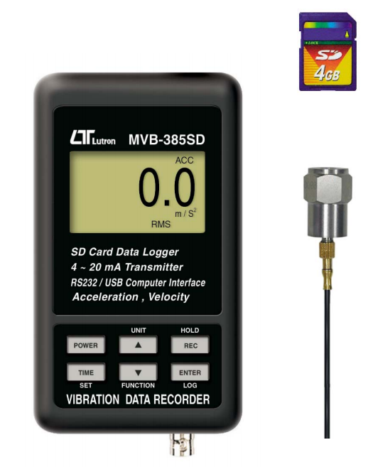 lutron mvb-385sd vibration data recorder
