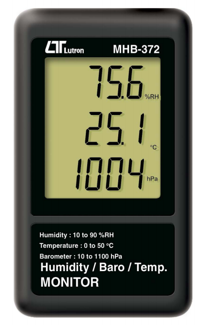 lutron mhb-372 humidity/barometer/temp. monitor