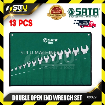 SATA 09029 13 PCS Metric Double Open End Wrench Set