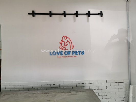 Indoor 3D Box Up Signage -  Love Of Pets 