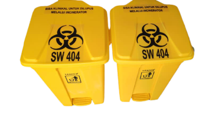 Biohazard Clinical Waste Pedal Bin