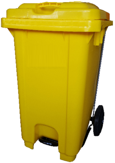 Clinical Waste Yellow Pedal Bin