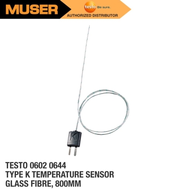 Testo 0602 0644 Glass Fibre Type K Temperature Sensor