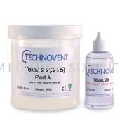 S-25 TEKSIL 25 ADDITION (PLATINUM) SILICONE RUBBER, TECHNOVENT