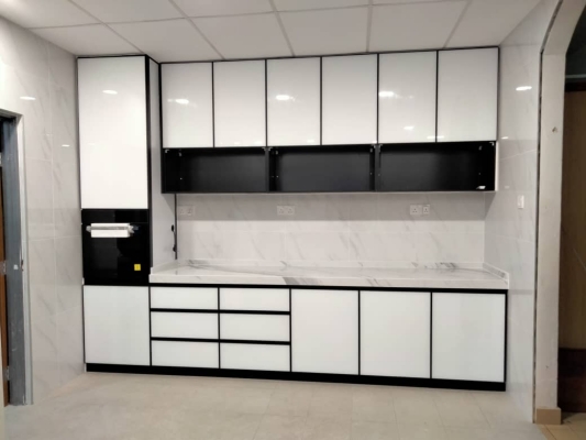 Bangsar aluminium kitchen cabinets