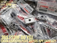 CHAIN ADJUSTER PLATE/PLATE 1(CIRCUIT SILVER) RXZ135/5PV CATALAZY 3BS-F539F-00 IAE