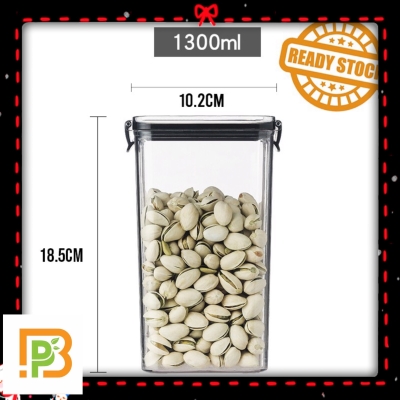 Airtight Food Storage Container Stackable 1300ml