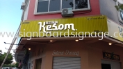 3D LED Frontlit with Aluminium Casing 3D ALUMINIUM CEILING TRIM CASING BOX UP LETTERING SIGNBOARD