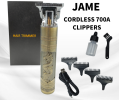 JAME  CORDLESS 700A HAIR CLIPPER CORDLESS CLIPPER HAIR CLIPPER