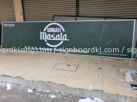 urban masala restaurant cafe 3d led frontlit lettering signage signboard at klang kuala lumpur shah alam puchong kepong 