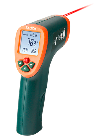 extech ir270 : ir thermometer with color alert