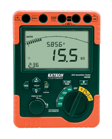 extech 380395 : high voltage digital insulation tester (110v)