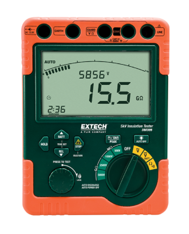 EXTECH 380395 : High Voltage Digital Insulation Tester (110V)