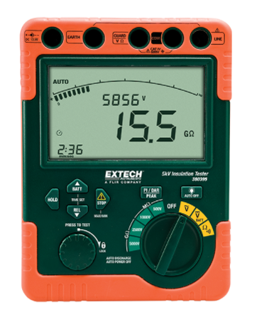 EXTECH 380396 : High Voltage Digital Insulation Tester (220V)