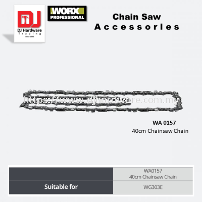 WORX CHAIN SAW ACCESSORIES CHAINSAW CHAIN 40CM WA0157 WG303E (WO)