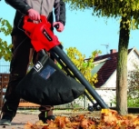 EINHELL GC-EL3024E ELECTRIC LEAF VACUUM AND BLOWER 3000W,  BLOW:240KM/H,  SUCTION:650M3/H 40LITRE CATCH BAG.