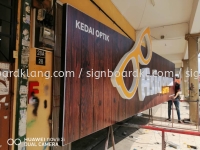 asia optical shop 3d led frontlit lettering signage signboard at klang kuala lumpur shah alam puchong kepong