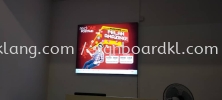 red one fabric lightbox indoor signage signboard at klang kuala lumpur shah alam puchong klang kuala Lumpur kepong subang  LED FABRIC LIGHT BOX