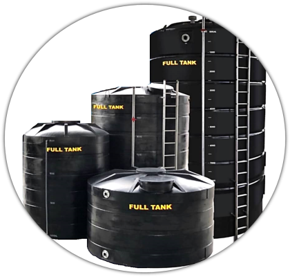 FULL TANK HDPE CLOSED TOP WATER TANK