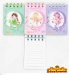 PRINCESS SPIRAL NOTEBOOK A7  (3 IN 1 PACK) Book Stationery & Craft