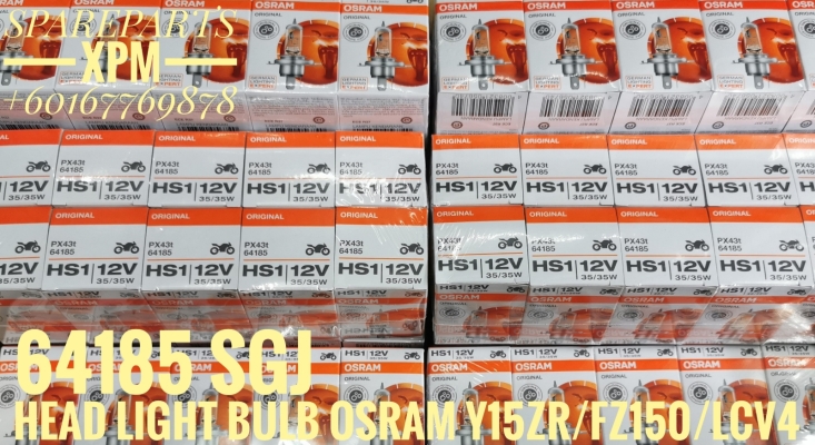 HEAD LIGHT BULB HS1 12V35/35W 100%ORIGINAL OSRAM FZ150I/Y15ZR /LCV4-V7 64815 GCE