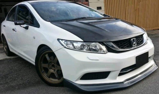 HONDA CIVIC FB 2012 - 2015 TAKERO FRONT V-LIP 