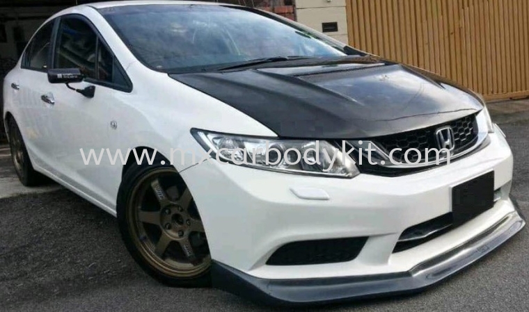 HONDA CIVIC FB 2012 - 2015 TAKERO FRONT V-LIP  CIVIC FB 2012 - 2015 HONDA