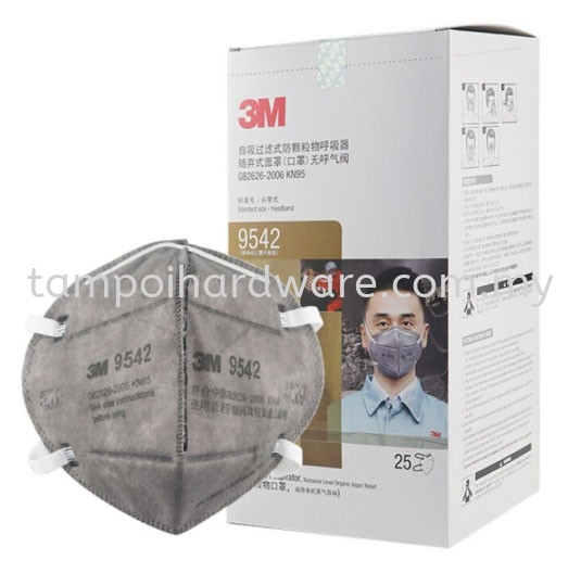3M Particulate Respirator Mask 9542 KN95 Masks 3M Personal Safety Products