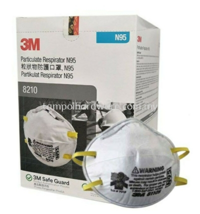 3M Particulate Respirator Mask 8210 N95