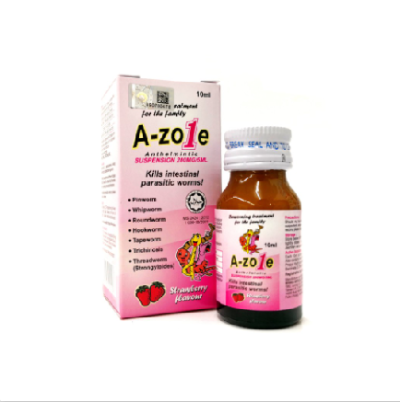 A-ZOLE ANTHELMINTIC SUSPENSION(STRAWBERRY) 10ML