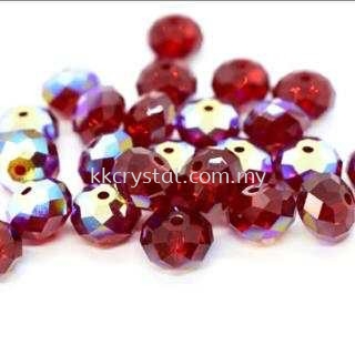 SW 5040 Briolette Bead, 8mm, 208AB, 4pcs/pack