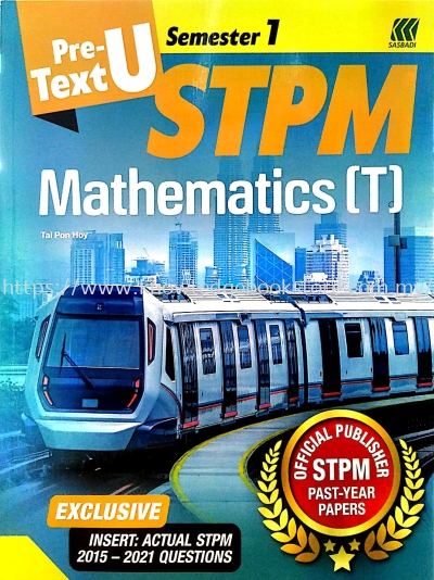 PRE-U TEXT STPM MATHEMATICS(T) SEMESTER 1