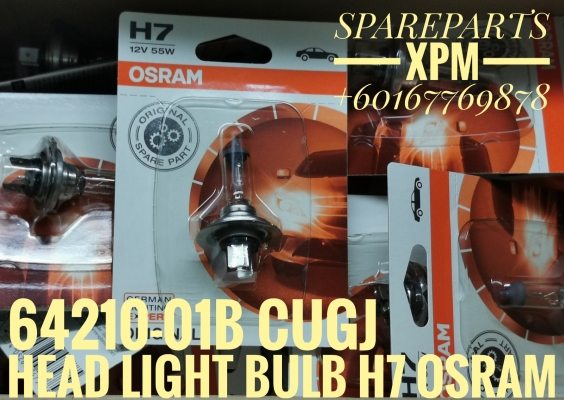 HEAD LIGHT BULB OSRAM H7 64210-01B 55W PX26D(S.P) 64210-01B LAIE