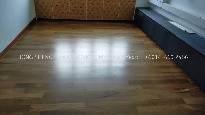 Parquet Flooring - Teak Wood