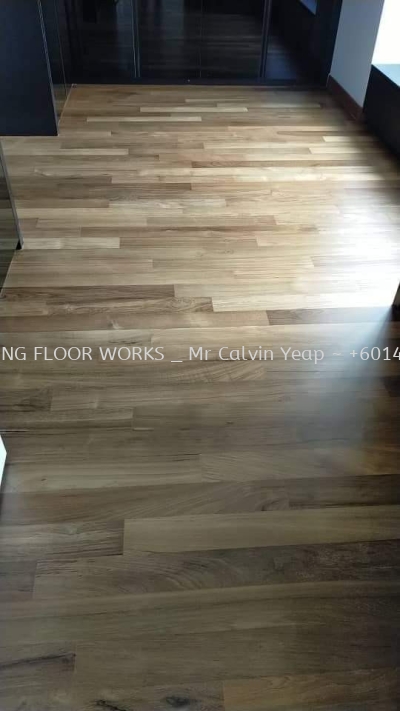 Parquet Flooring - Teak Wood