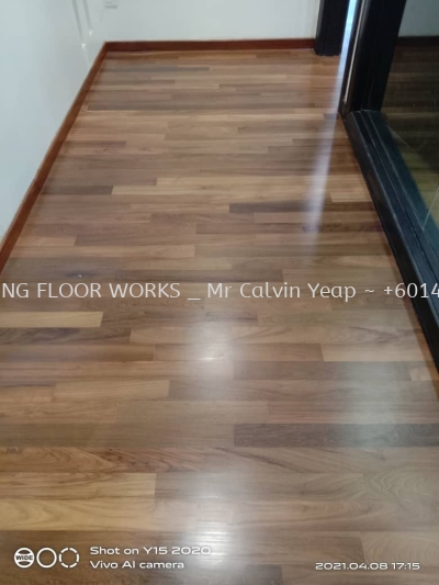 Parquet Flooring - Teak Wood