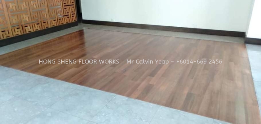 Parquet Flooring - Teak Wood