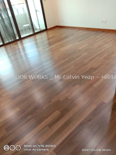 Parquet Flooring - Teak Wood