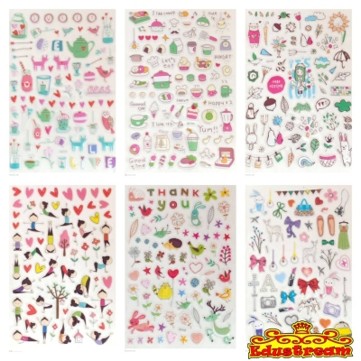 CRYSTAL STICKER 6 IN 1 QS-D